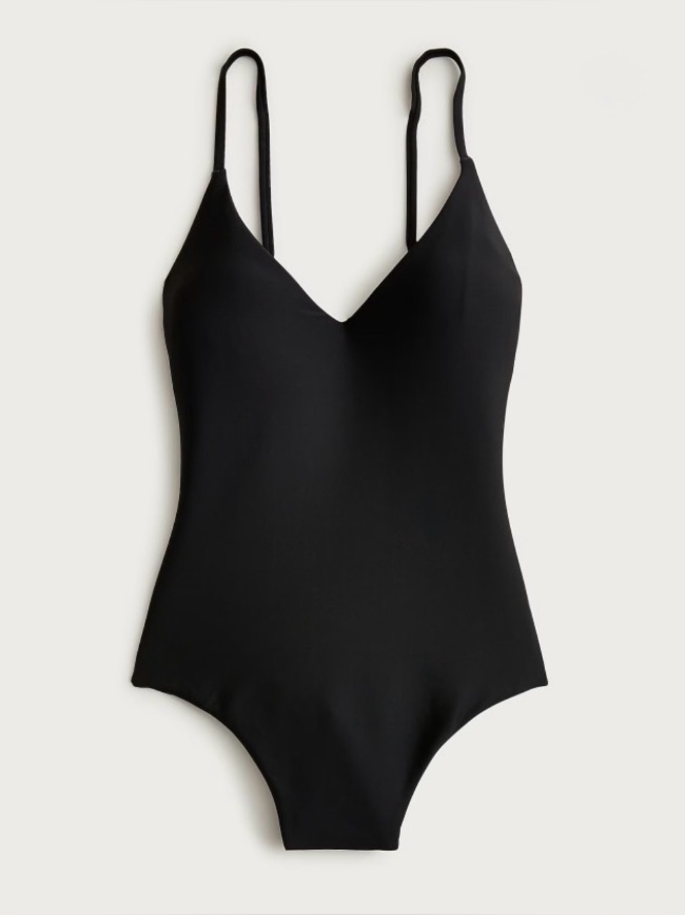 J.Crew.Black The Lana one-piece in Classic Sculpt.Swimsuit.4.NWT.
